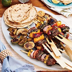 Grilled Beef Skewers with Moroccan Spices