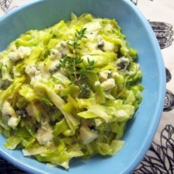 Creamed Leeks w/ Gorgonzola