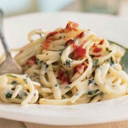 Spinach Fettuccine