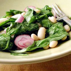 Tuscan Bean and Wilted Arugula Salad