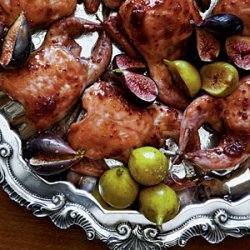 Fig-and-Balsamic-Glazed Quail