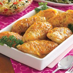 Apricot-Mustard-Glazed Chicken Breasts