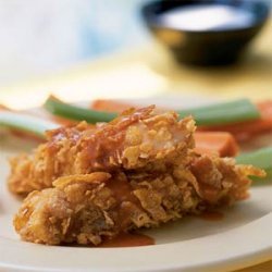 Buffalo-Style Catfish Strips with Ranch Dressing