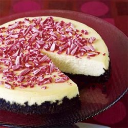 Crushed-Peppermint Cheesecake