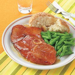 Maple-Glazed Ham Steak