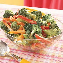 Broccoli and Bell Pepper Salad