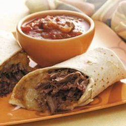 Brisket 'n' Bean Burritos