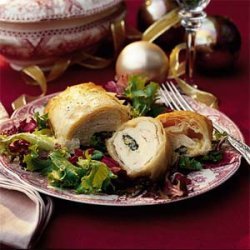 Cheese-Stuffed Chicken in Phyllo