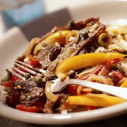 Cuban-Style Beef and Peppers