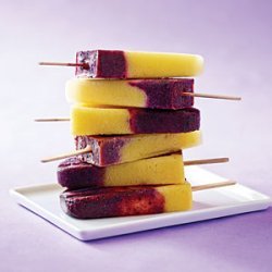 Pineapple-Berry Ice Pops