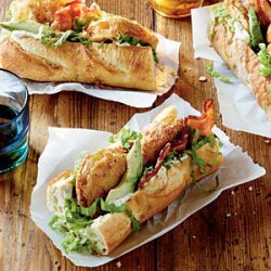 Fried Green Tomato Po'boys