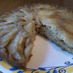 Pear Upside-Down Banana Cake