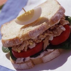 Tuna Niçoise Sandwiches with Olive Mayonnaise