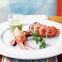 Steamed Lobster with Parsley Emulsion