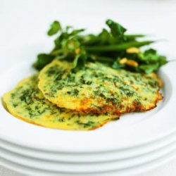 Asparagus-Spinach Pancakes