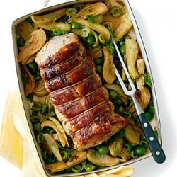 Rosemary Pork Roast with Fennel and Green Olives