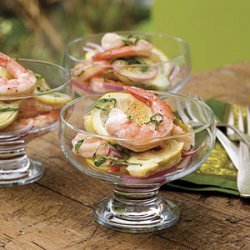 Marinated Lemon Shrimp and Artichokes