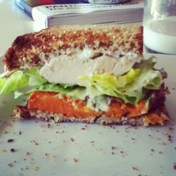 Grilled Chicken & Yam Sandwhich