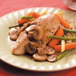 Baked Mushroom Chicken (sherry)