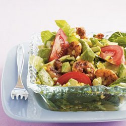 Grilled Southwestern Shrimp Salad with Lime-Cumin Dressing