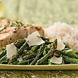 Grilled Asparagus and Arugula Salad with Lemon-Truffle Dressing