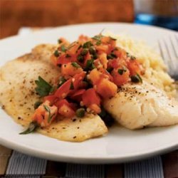 Broiled Tilapia with Tomato-Caper Salsa