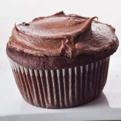 Choco-Sour Cream Cupcakes