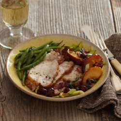 Pork Loin with Apple-Cranberry Chutney