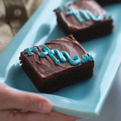 Monogrammed Jumbo Brownies