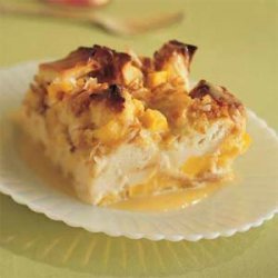 Mango-Coconut Bread Pudding