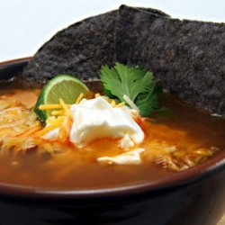 Chicken Vegetable Soup With Lime and Cilantro