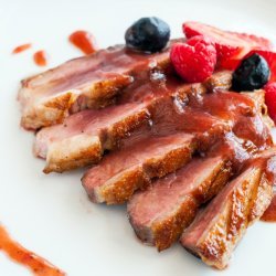 Duck with Blackberry Sauce