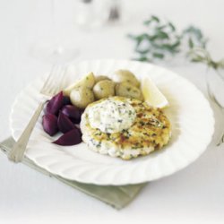 New England Fish Cakes with Herbed Tartar Sauce