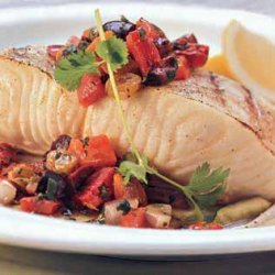 Sea Bass with Moroccan Salsa