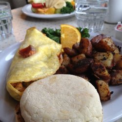 Smoked Salmon Omelet with Herbs