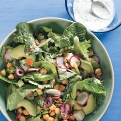 Winter Salad with Lemon-Yogurt Dressing