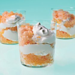 Charentais Granita with Chantilly Cream