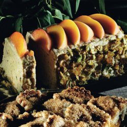 Peach and Pistachio Praline Semifreddo