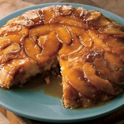 Upside-Down Butterscotch Apple Sour Cream Cake