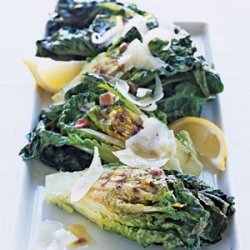 Grilled Lettuces with Manchego