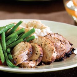 Mustard-and-Wine Pork Tenderloin