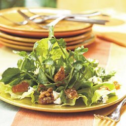 Watercress Salad with Blue Cheese and Praline