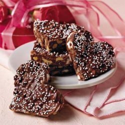 Crispy Chocolate Hearts