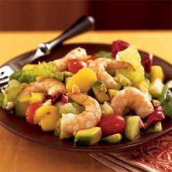 Tropical Chopped Salad with Shrimp