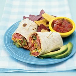 Chili-Rubbed Flank Steak Wraps