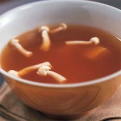 Miso Soup with Enoki Mushrooms