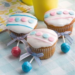 Baby Rattle Cupcakes