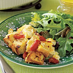 Cheddar-and-Tomato Bread Pudding