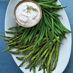 Herbed Dip with Baby Vegetables