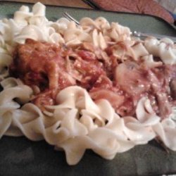 Slow Cooker Pork and Mushroom Ragu